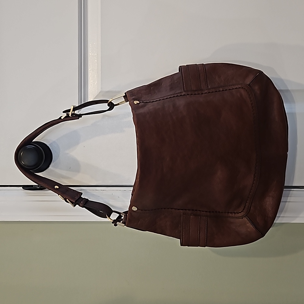 Cole Haan Womens Handbag Brown Leather